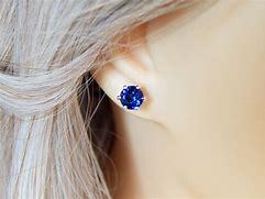 Image result for 6Mm Sapphire Studs