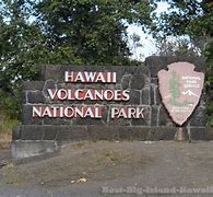 Image result for Hawaii Volcanoes National Park Sign