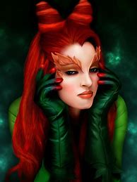 Image result for Uma Thurman Poison Ivy Eyes