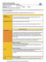 Image result for Planning Sheet for Essay