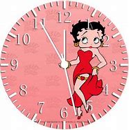 Image result for Betty Boop Wall Clock