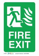 Image result for Exit Safety Sign