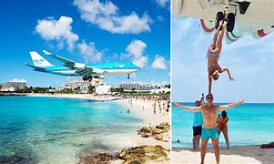 Image result for St. Martin Airport Beach