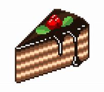 Image result for Pixel Art Cake 64X64