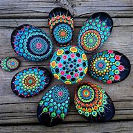 Image result for Rock Painting Dot Art