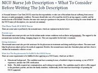 Image result for Unit Clerk Job Description for Nicu