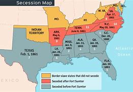 Image result for Secession Map 1861