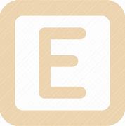 Image result for Letter E Square