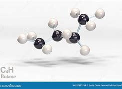 Image result for C4H10 Molecule