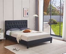 Image result for Black Wood King Bed Frame