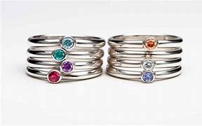 Image result for Birthstone Rings with Diamonds