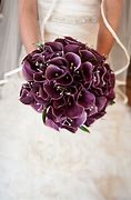 Image result for Dark Purple Calla Lily Bouquet