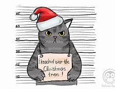 Image result for Animal Christmas Funny Cats