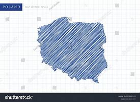 Image result for Poland Map Drawing