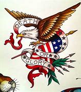 Image result for Eagle and USA Flag Tattoo