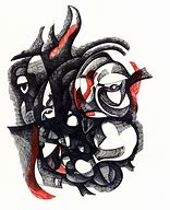 Image result for Broken Face Drawing