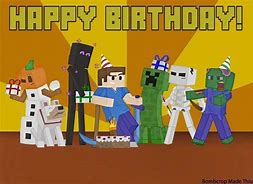 Image result for Minecraft Birthday