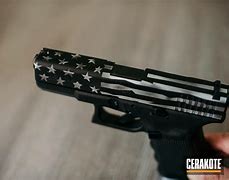 Image result for 9Mm Glock with American Flag