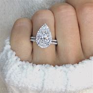 Image result for 3 CT Pear Diamond Ring