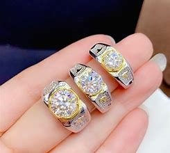 Image result for Moissanite Rings for Men