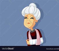 Image result for Old Lady Broken Arm Cartoon