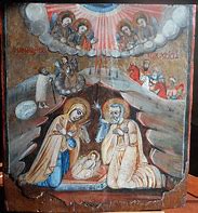 Image result for Coptic Nativity Icon