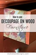 Image result for Decoupage On Old Wood