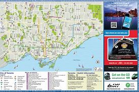 Image result for Map of Tourist Sites in Toronto