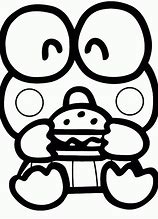 Image result for Keroppi with Glasses White and Black