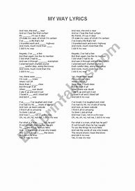 Image result for On My Way Song Worksheets