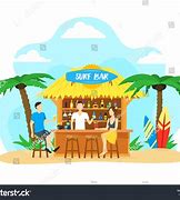 Image result for Cartoon Beach Bar