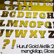 Image result for Huruf Abjad I Warna Gold