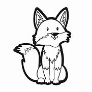 Image result for Fox Head Outline Drawing