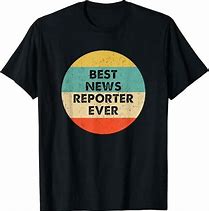 Image result for News Reporter Weird Shirt