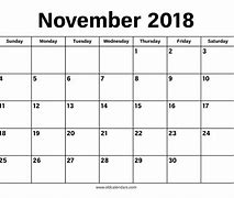 Image result for November 18 Calendar