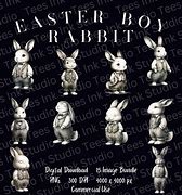 Image result for Boy Easter Bunny Clip Art