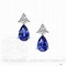 Image result for Genuine Sapphire Earrings