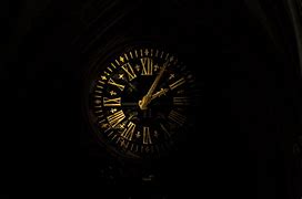 Image result for Black and Gold Roman Numeral Clock