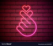 Image result for Neon Finger Heart