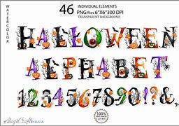 Image result for Halloween Fonts ABC