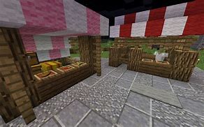 Image result for Mideval Market Stall Minecraft