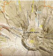 Image result for Mount St. Helens Map Range of Lahars