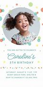 Image result for Free Printable Girl 1st Birthday Invitation Card