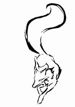 Image result for Fox Head Outline Drawing