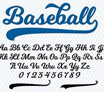 Image result for PR Baseball Font