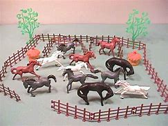 Image result for Plastic Toy Horses Set