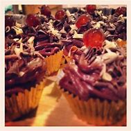 Image result for Red Cupcakes Cherry