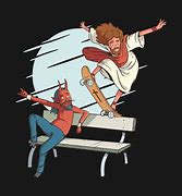 Image result for Jesus Skateboarding T Pose Meme