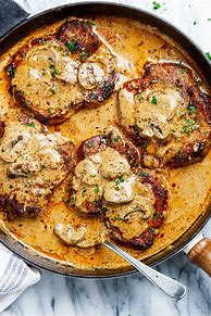 Image result for Pork Chop Sauces Recipes