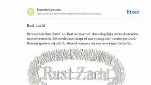 Image result for Afbeelding Rust Zacht